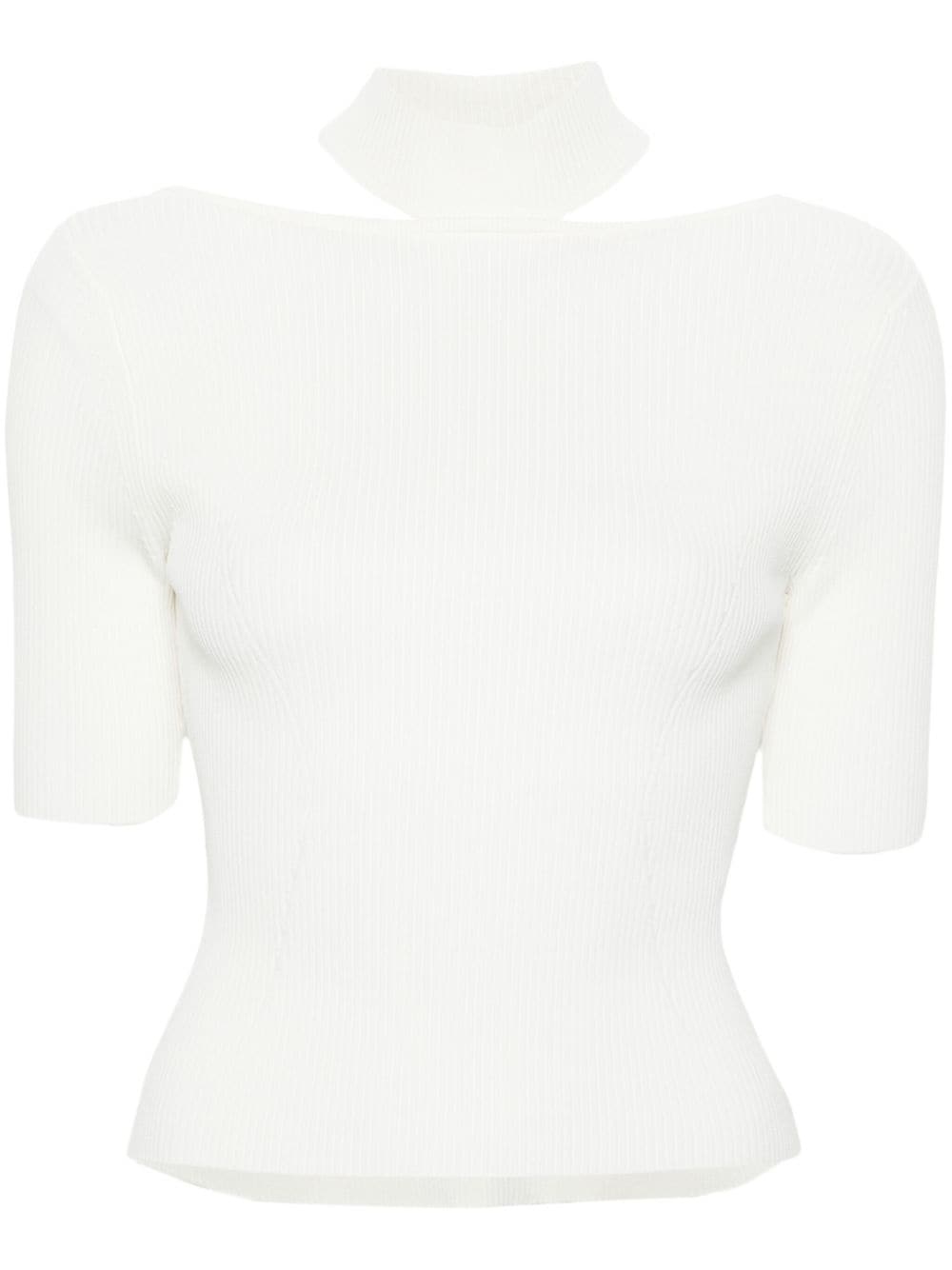 Brianna ribbed T-shirt - 1