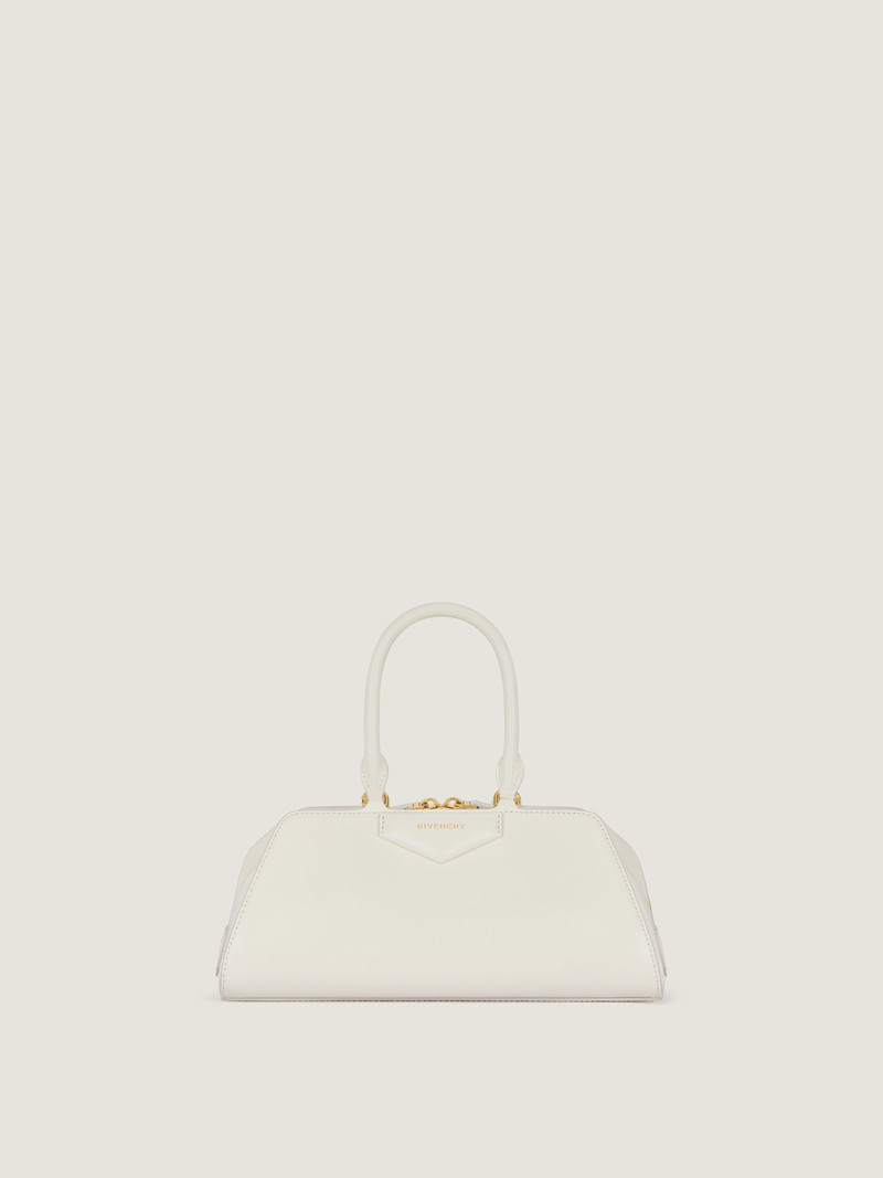 SMALL ANTIGONA CUBE EAST-WEST BAG IN BOX LEATHER 1