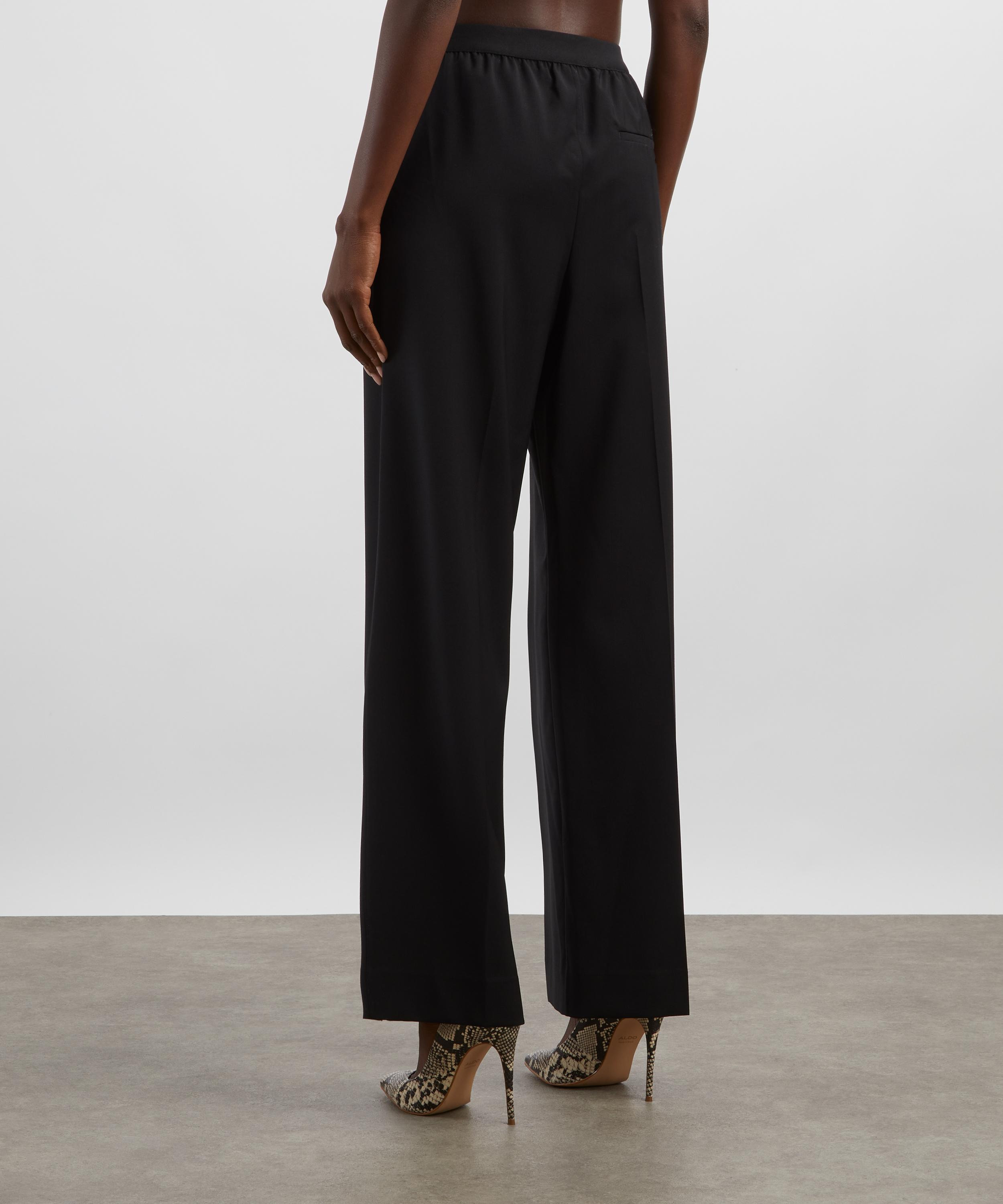 Black Wool Trousers - 4