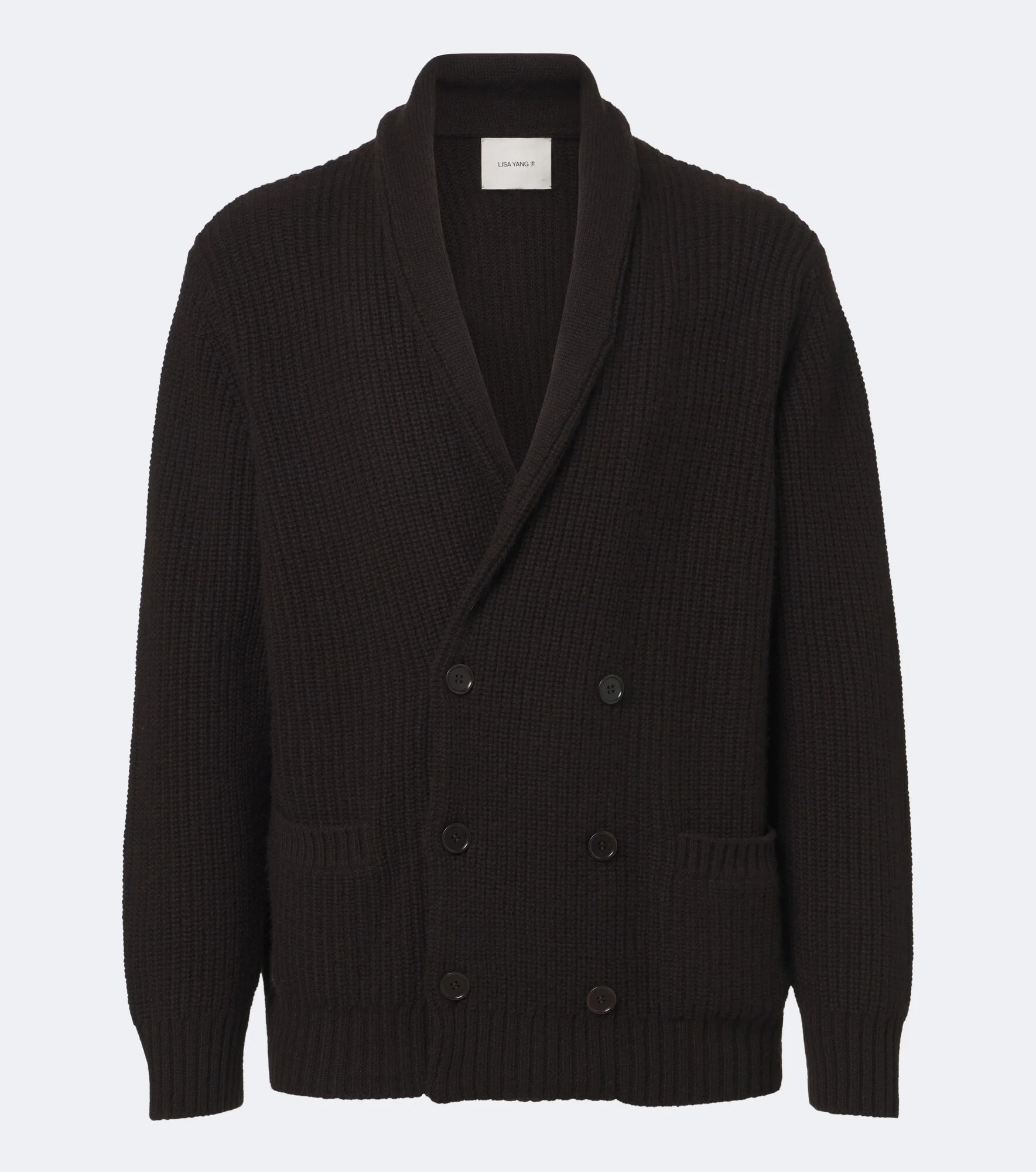 Lyle double-breasted cashmere cardigan - 1
