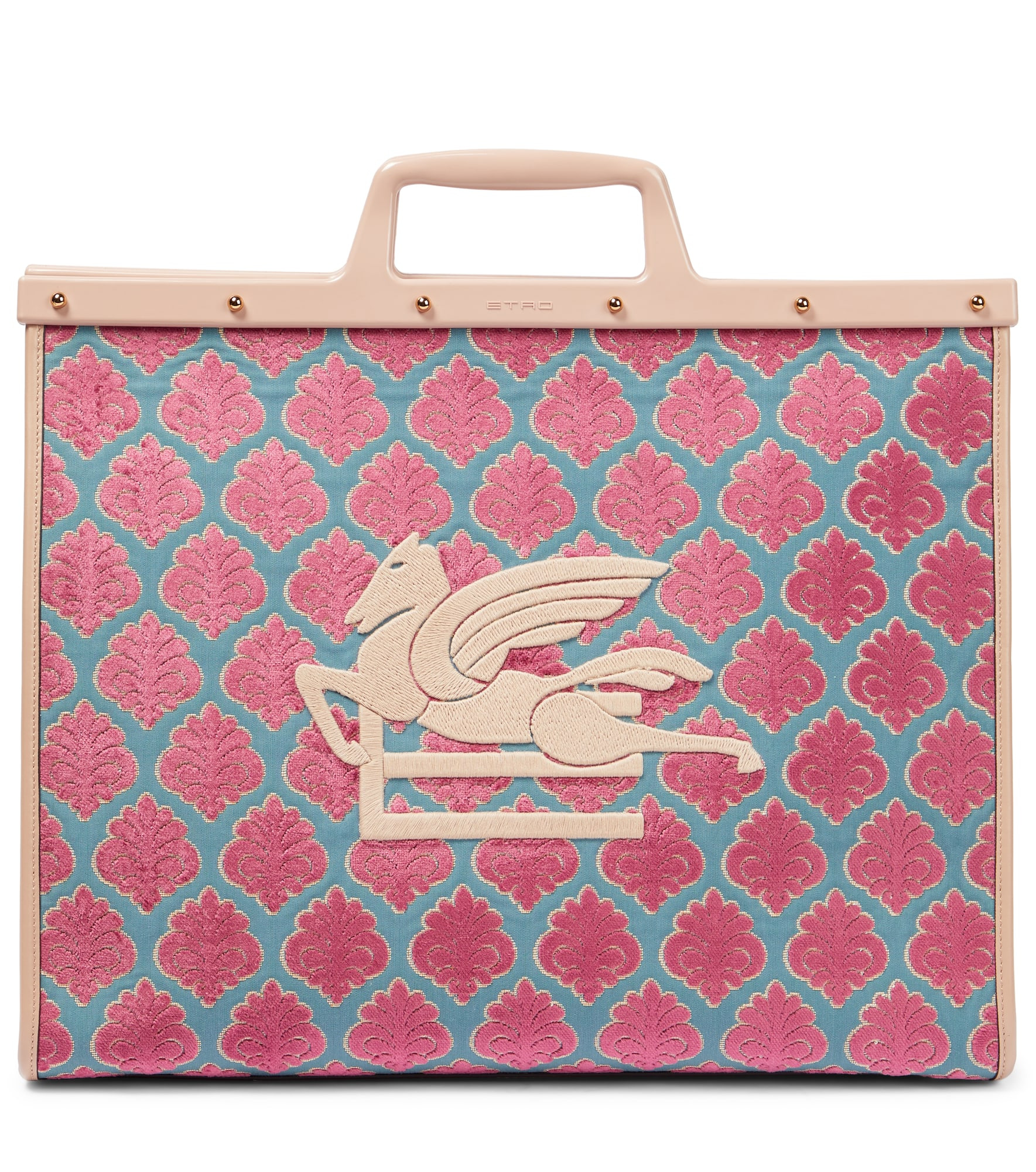 Love Trotter Large jacquard tote bag - 1