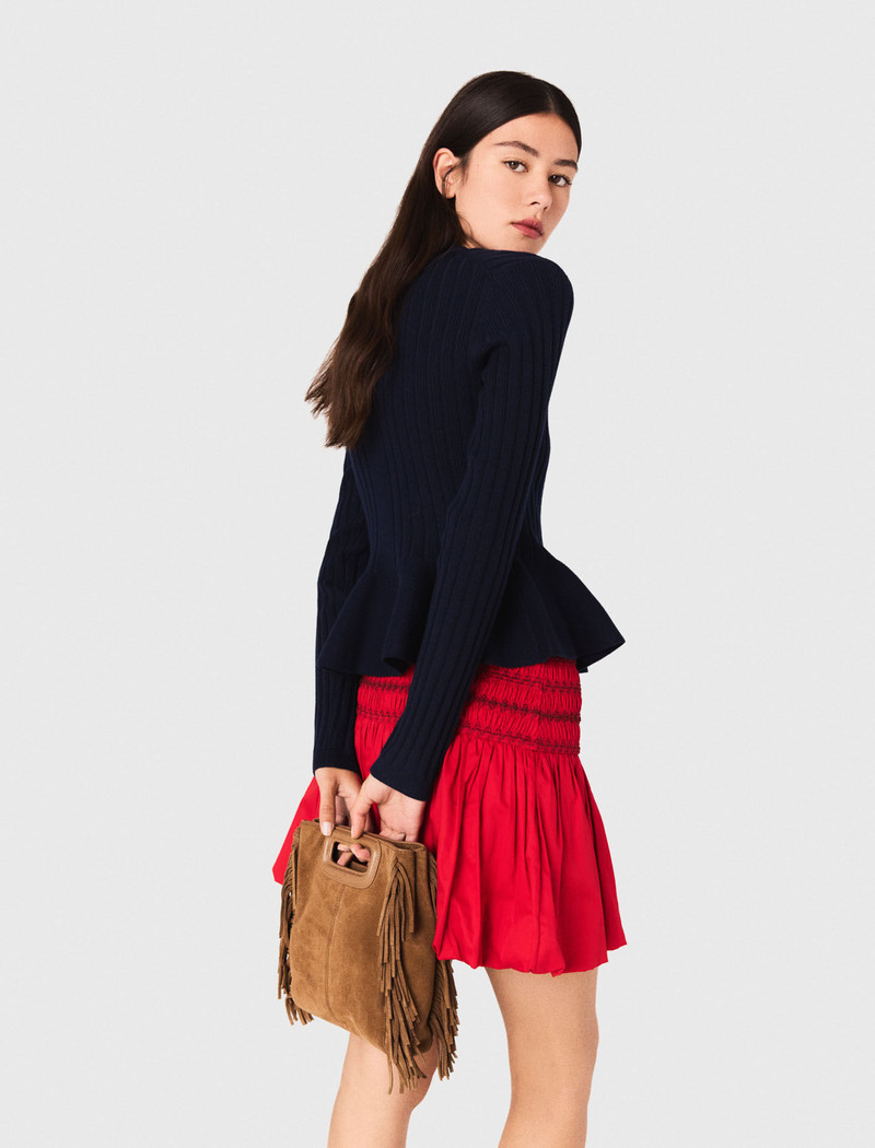 Peplum waist cardigan 4