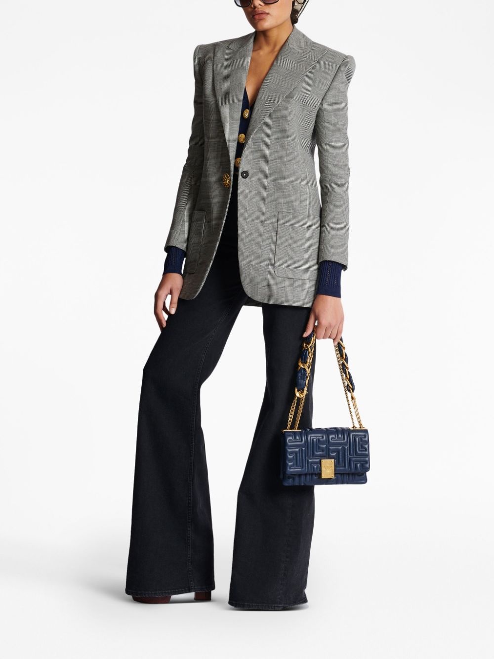 single-breasted wool blazer - 2