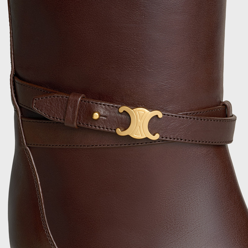 CELINE GARANCE TRIOMPHE STRAP HIGH BOOT IN CALFSKIN 5