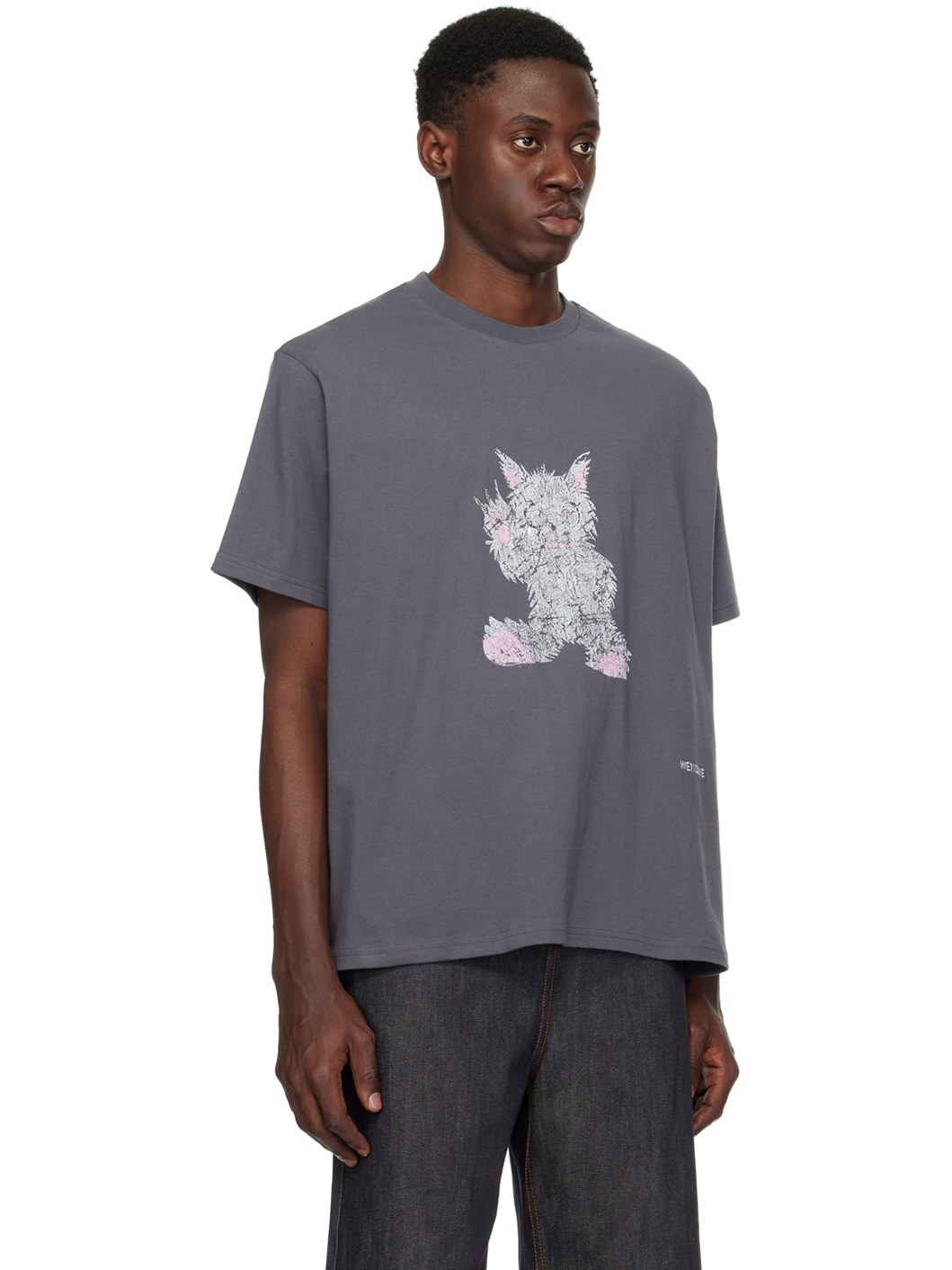 Gray Printed T-Shirt - 2