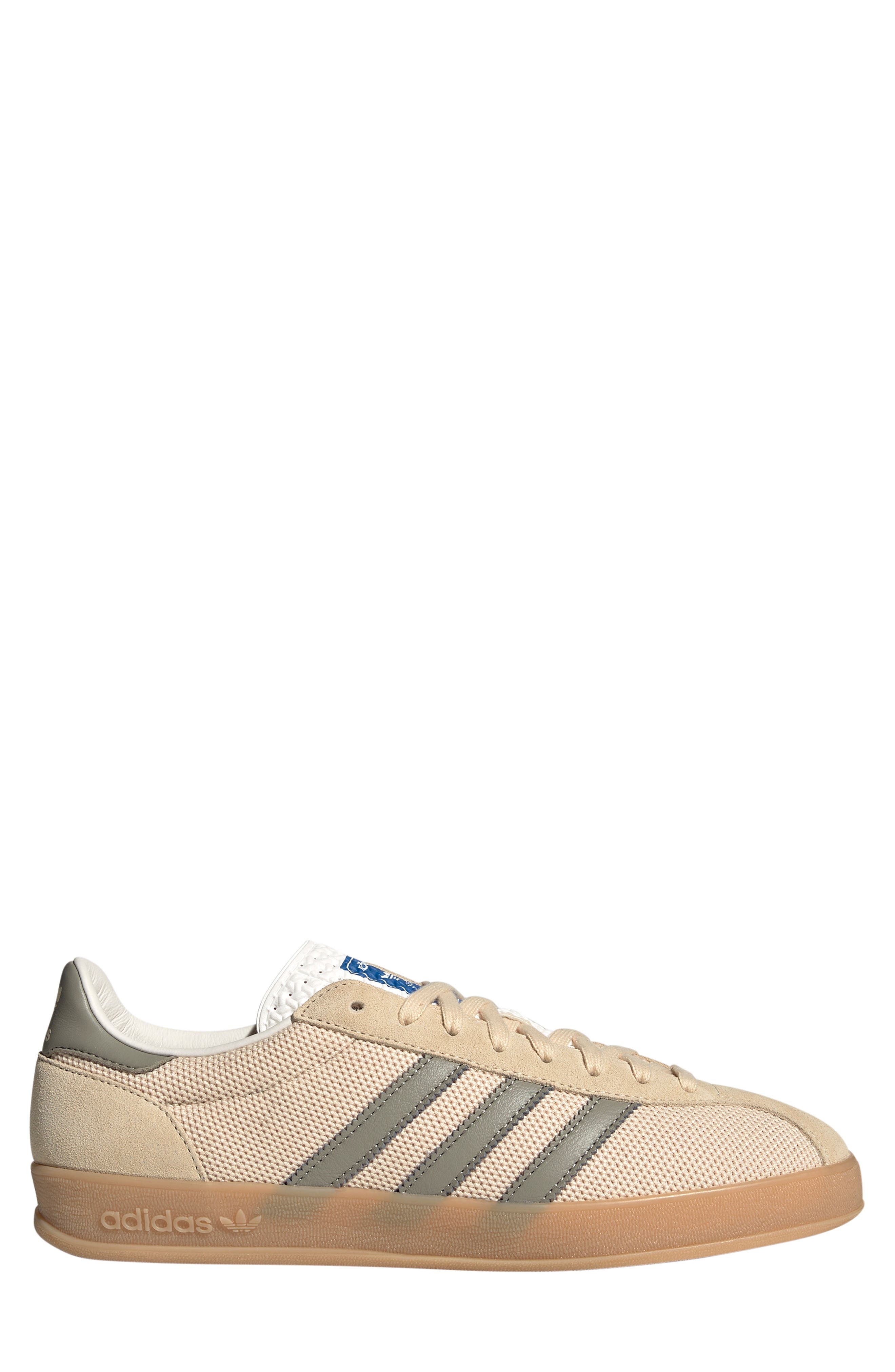 adidas Gazelle Indoor Pro Sneaker in Sand /Silver Pebble/Beige at Nordstrom - 3