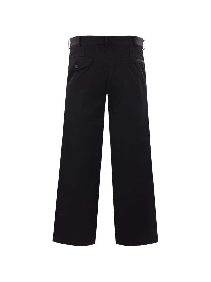 BLACK COMME des GARÇONS straight-leg cropped trousers outlook