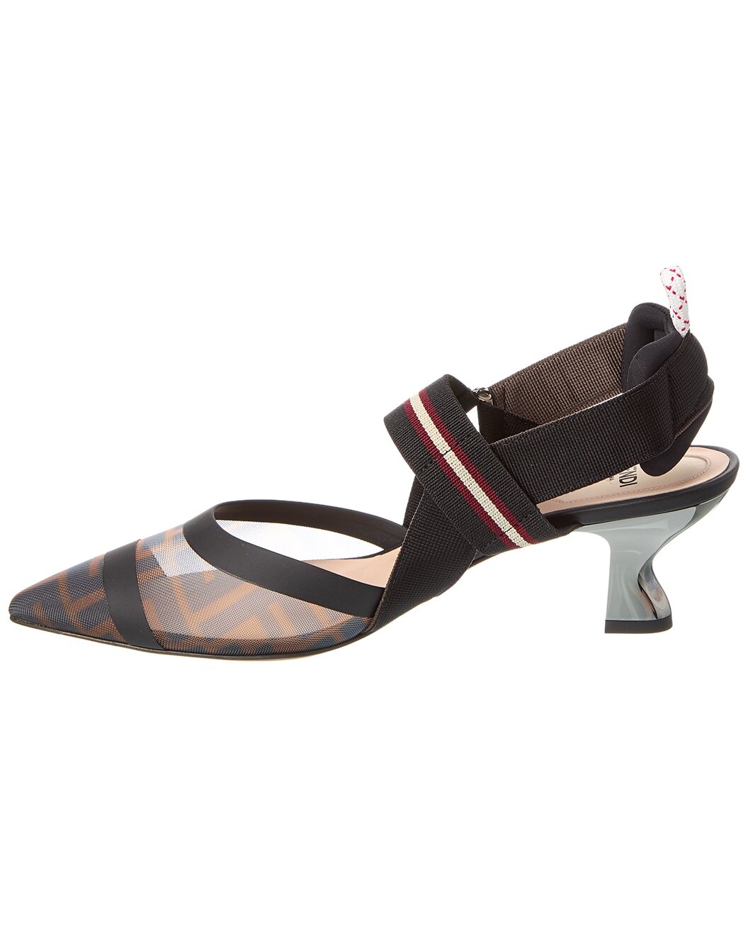 FENDI Colibri Mesh Slingback Pump - 2