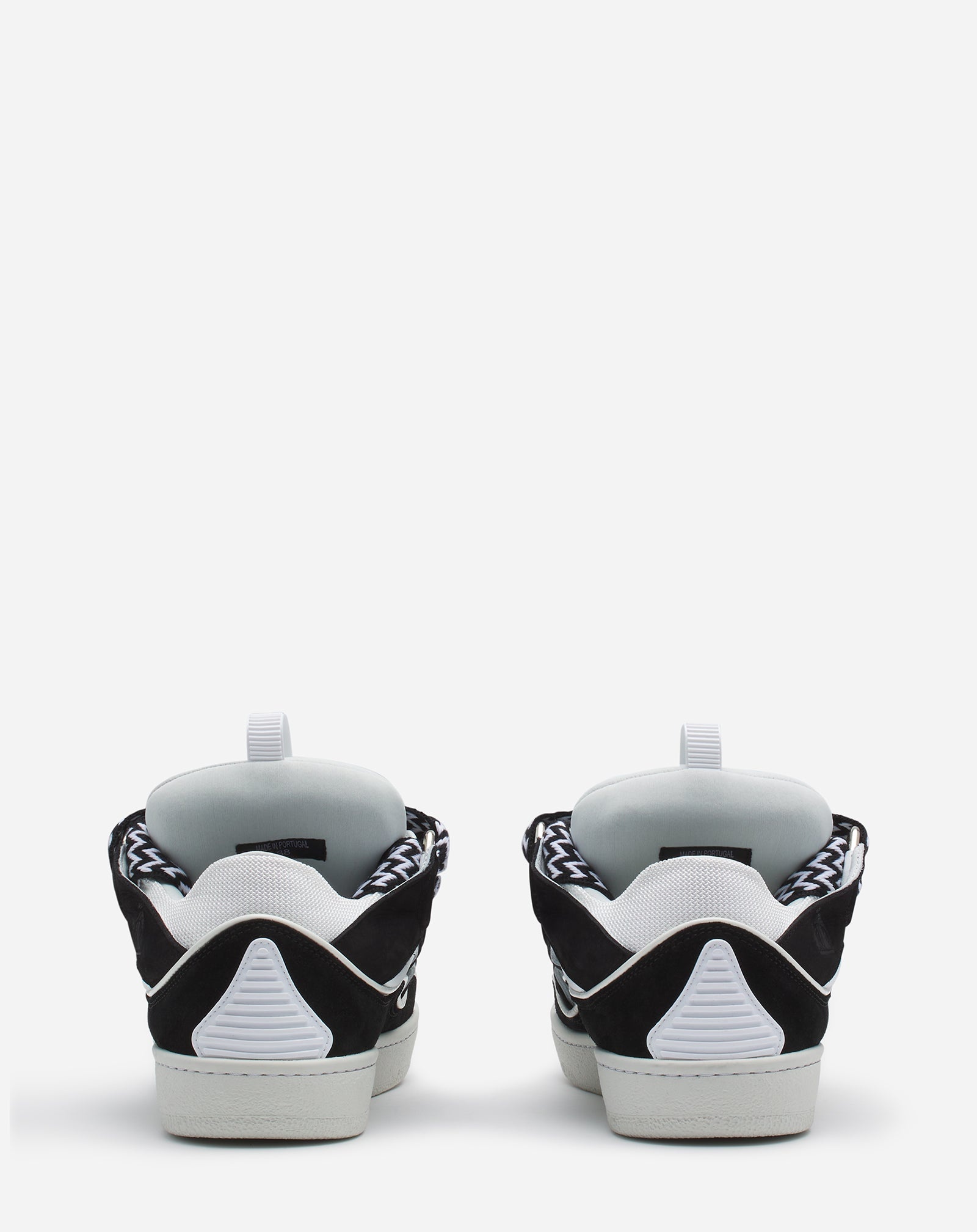 LEATHER CURB SNEAKERS - 4