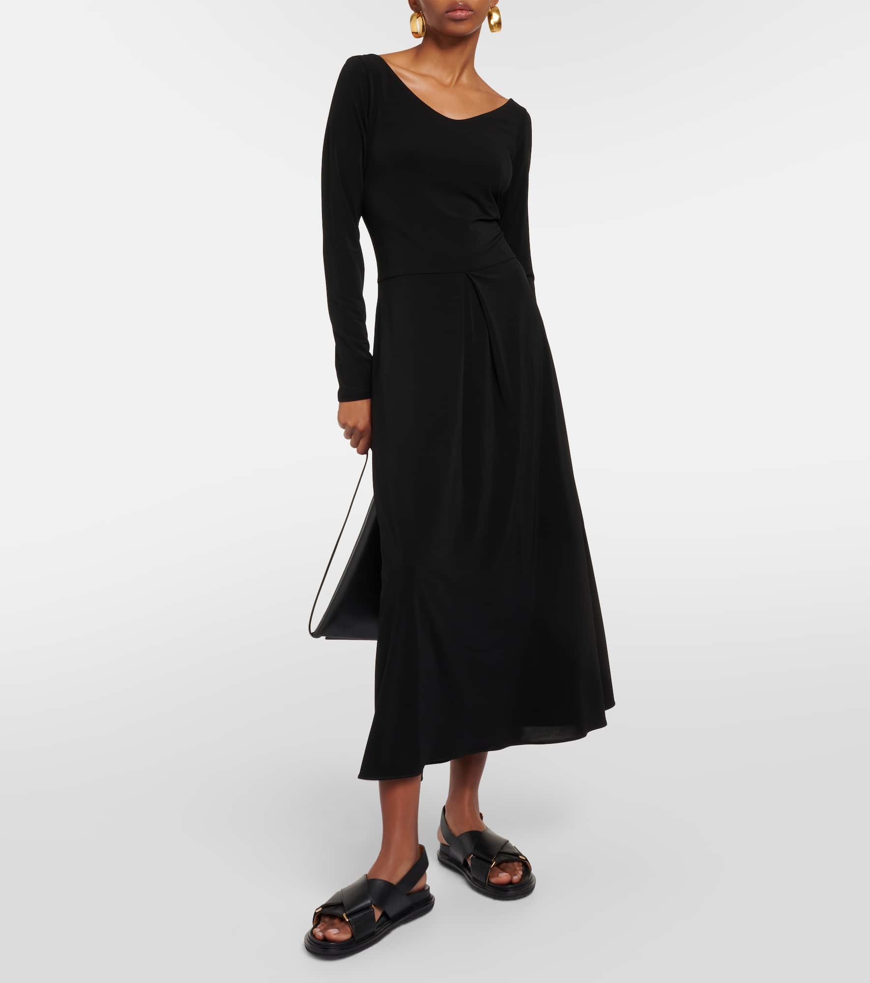 Valido pleated jersey maxi dress - 2