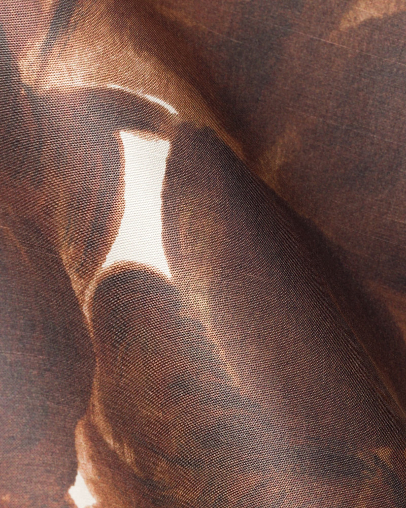 Prada Printed silk shantung scarf outlook