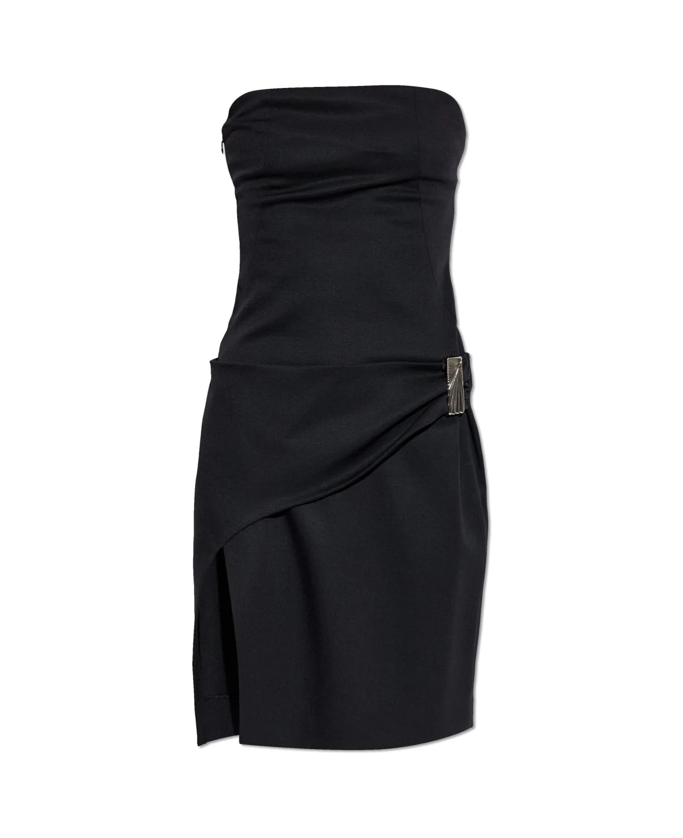 The Attico Dress With A Pleat - 1