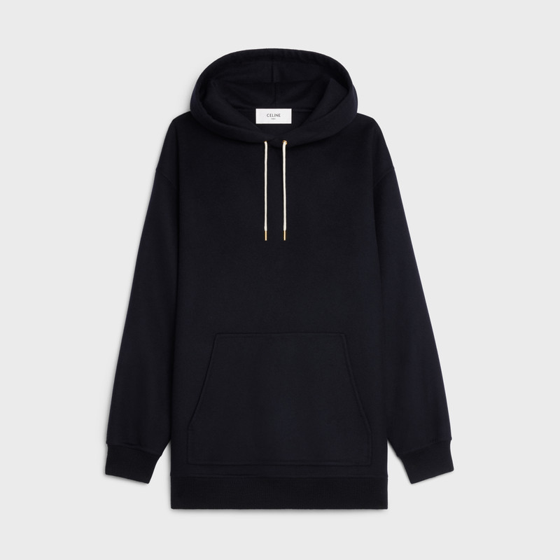 LONG HOODIE IN DOUBLE FACE CASHMERE 1