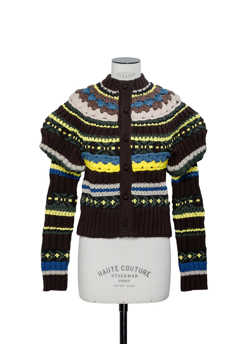 Mix Knit Cardigan 1