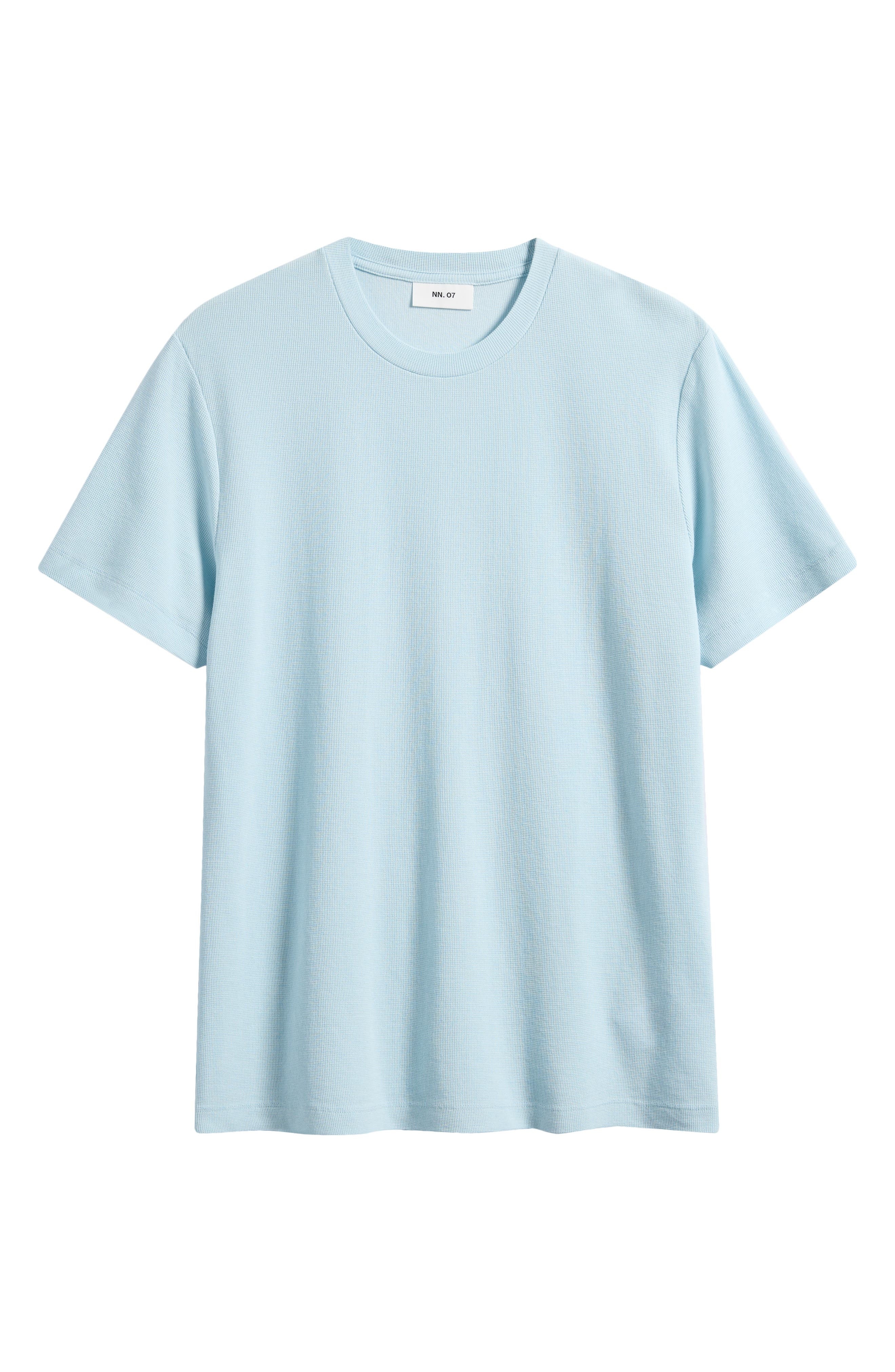 NN07 Clive Cotton Blend T-Shirt in Winter Sky at Nordstrom - 5