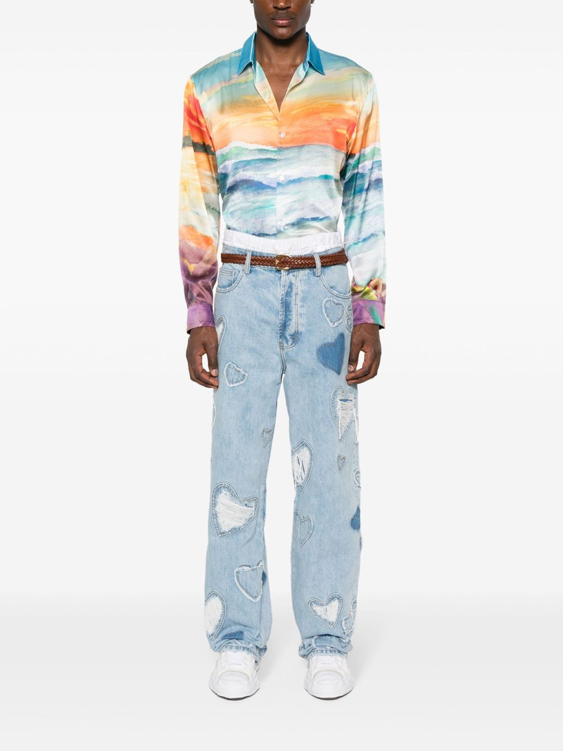 NAHMIAS abstract-print silk shirt outlook