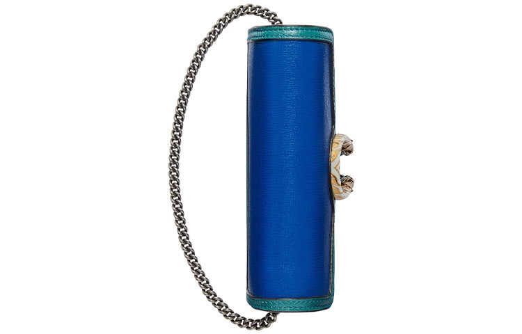 Gucci Dionysus Single-Shoulder Bag Super Mini Blue/Green 476432-18YQX-9278 - 5