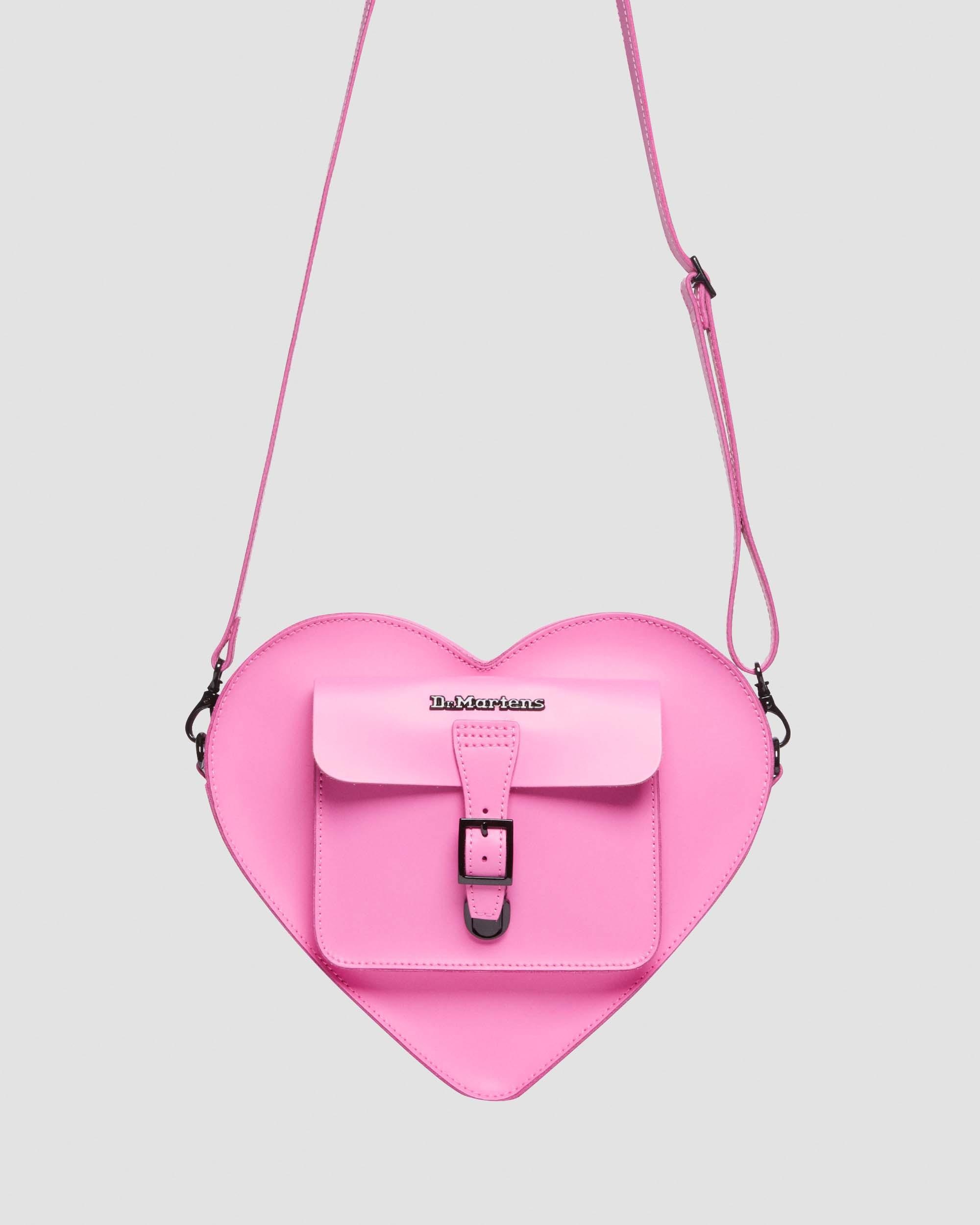 Heart Shaped Hardware Kiev Leather Bag - 4