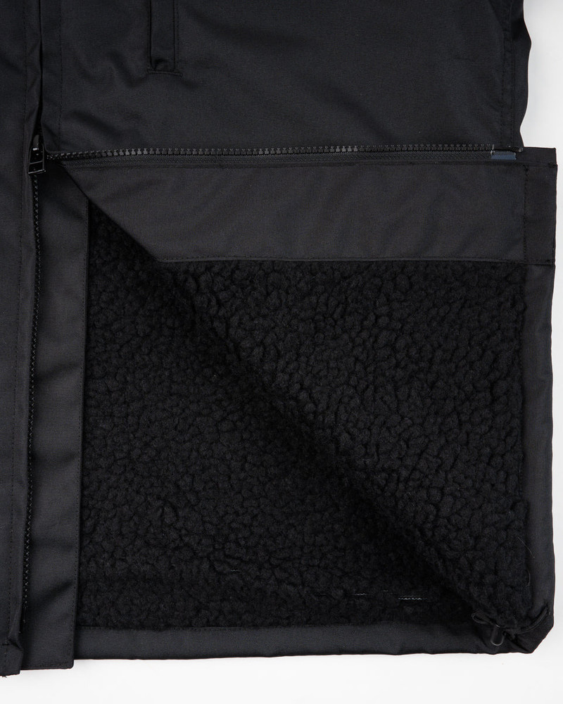 IHJ-152-BLK CORDURA® FLEECE LINED WINDBREAKER - BLACK 12