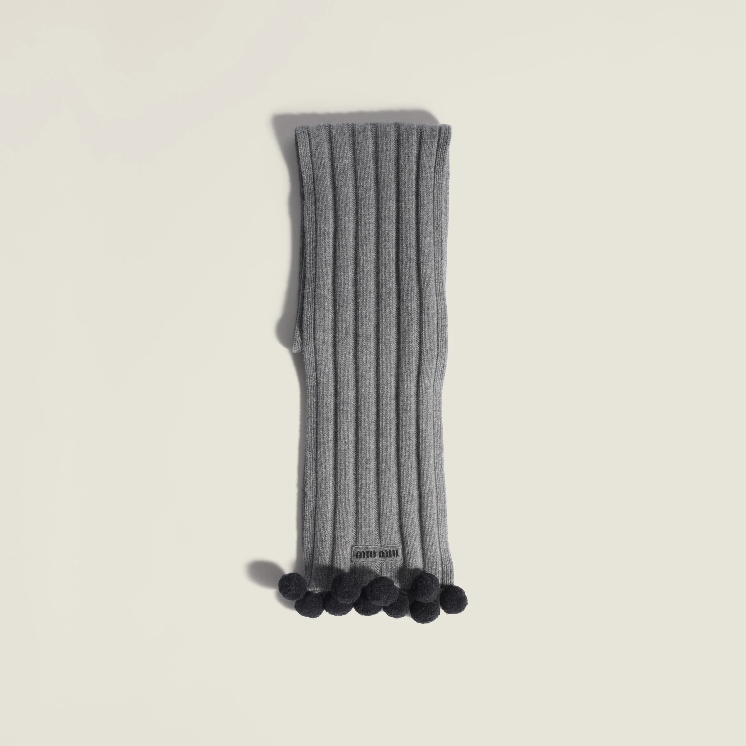 Wool and cashmere scarf - 1