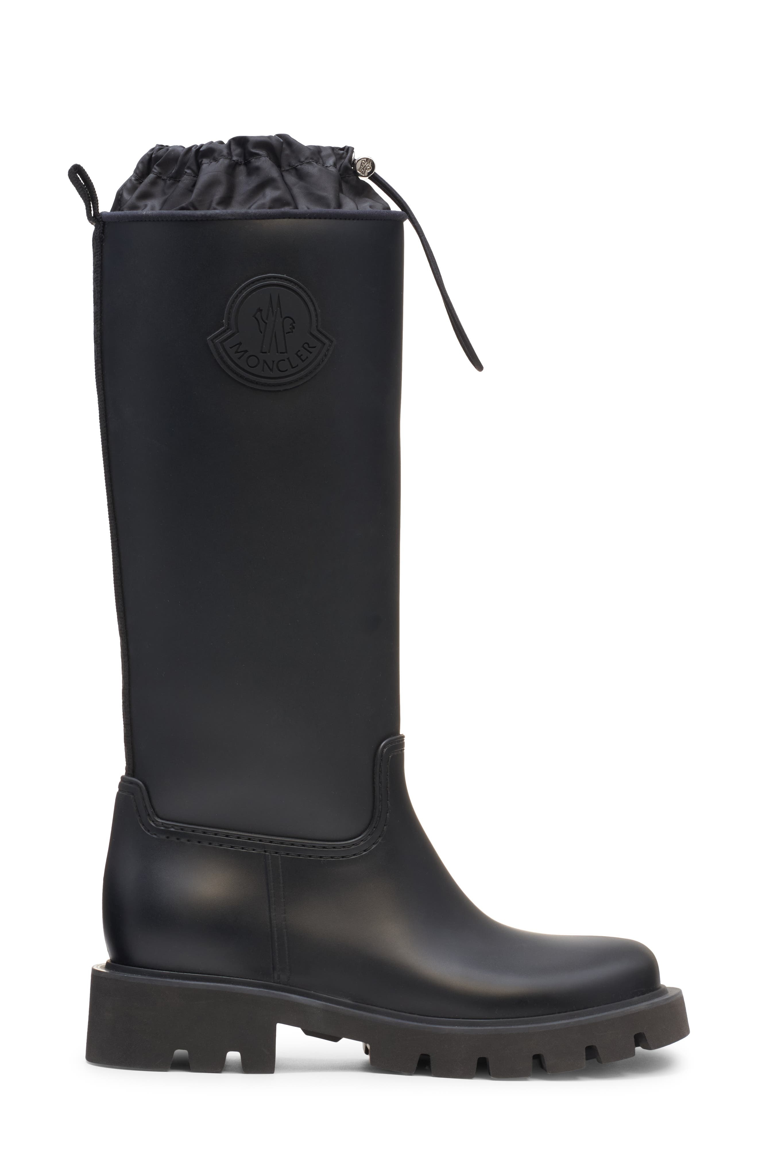 Moncler Kickstream Waterproof Rain Boot in Black at Nordstrom - 3
