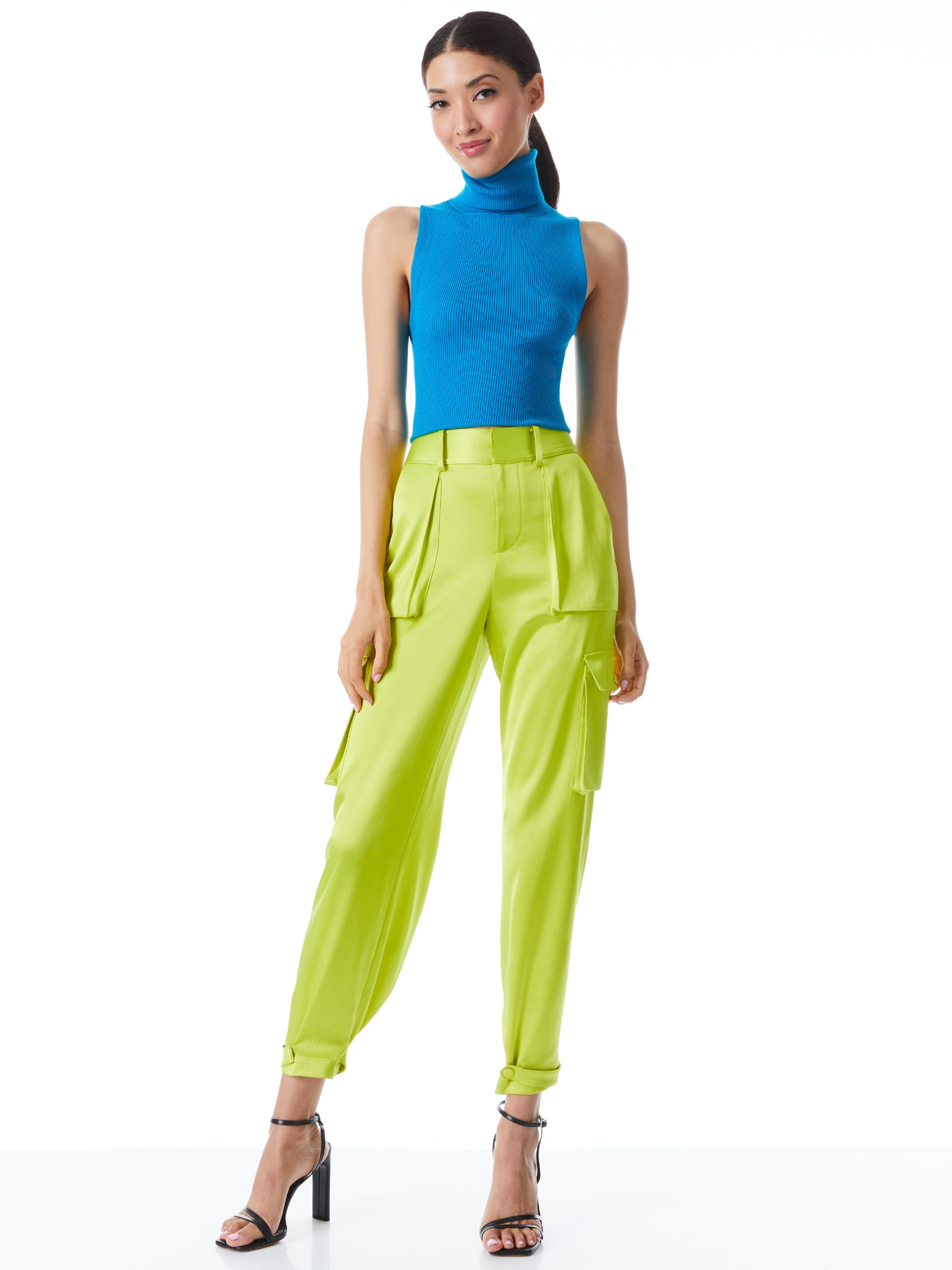 DARCEY TURTLENECK SWEATER TANK - 4