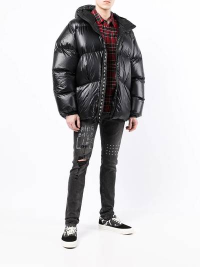 MASTERMIND WORLD oversized padded coat outlook