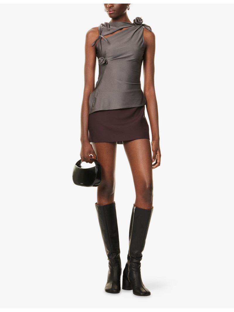 COPERNI Flower Sleeveless Stretch-Woven Top outlook