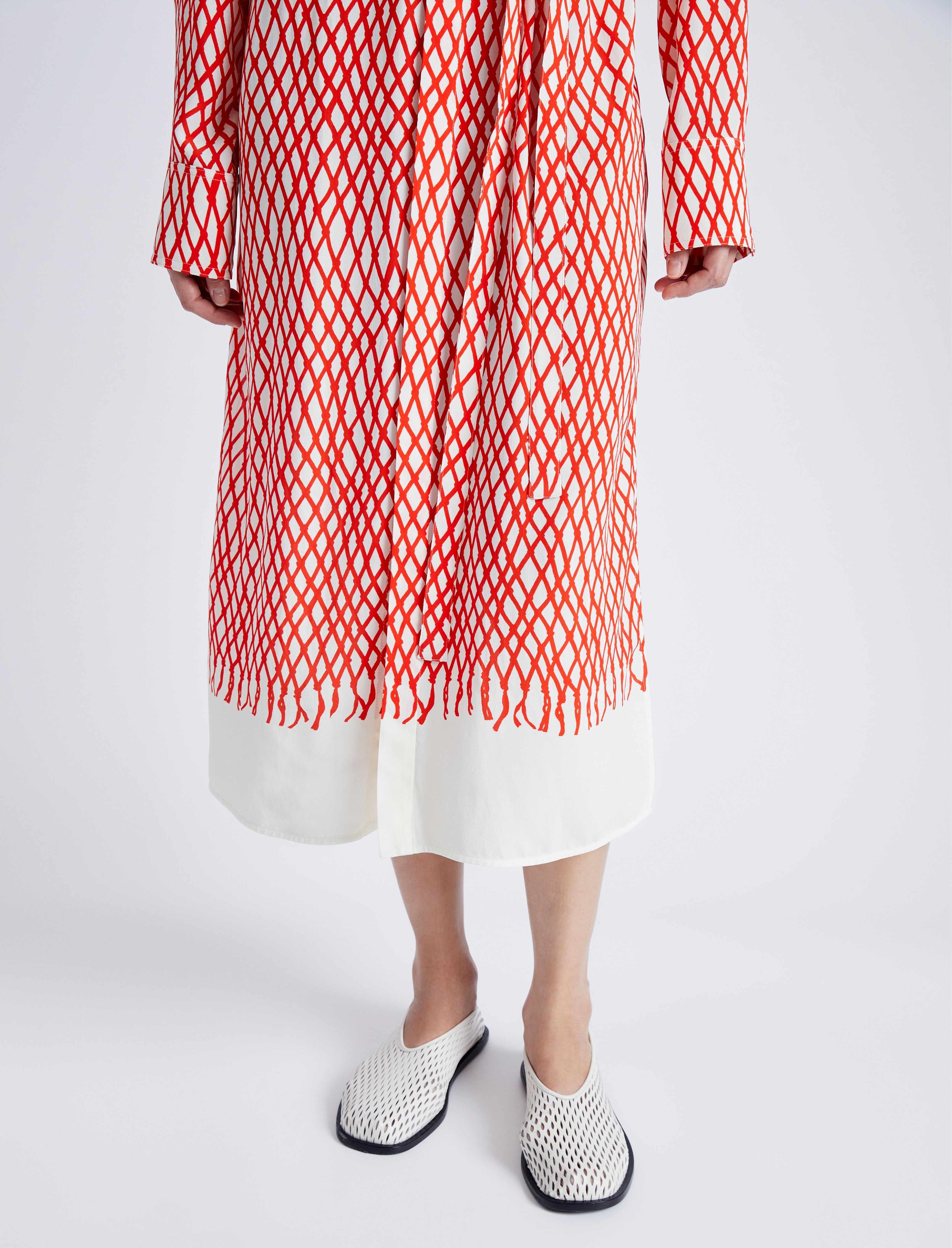 Bailey Dress in Printed Viscose Crepe - 5