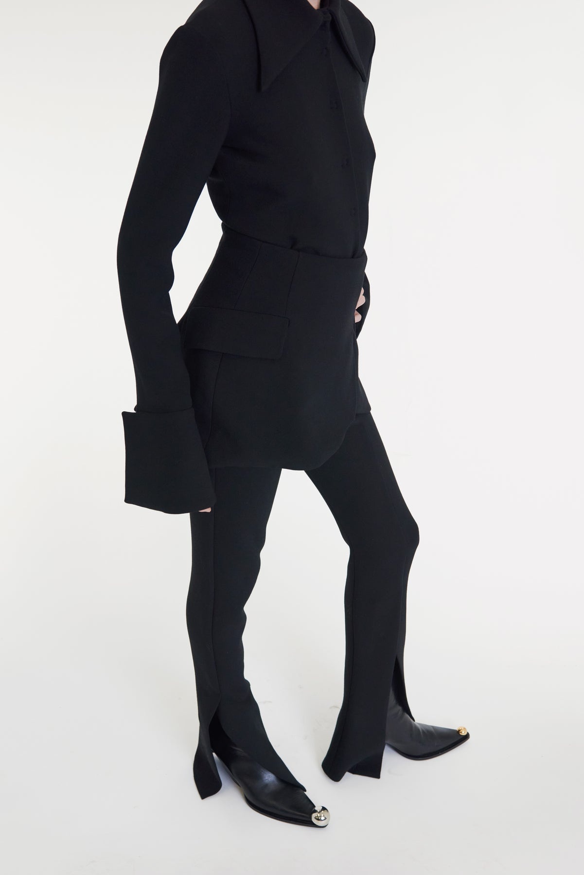 FITTED SHIRT BLACK - 2