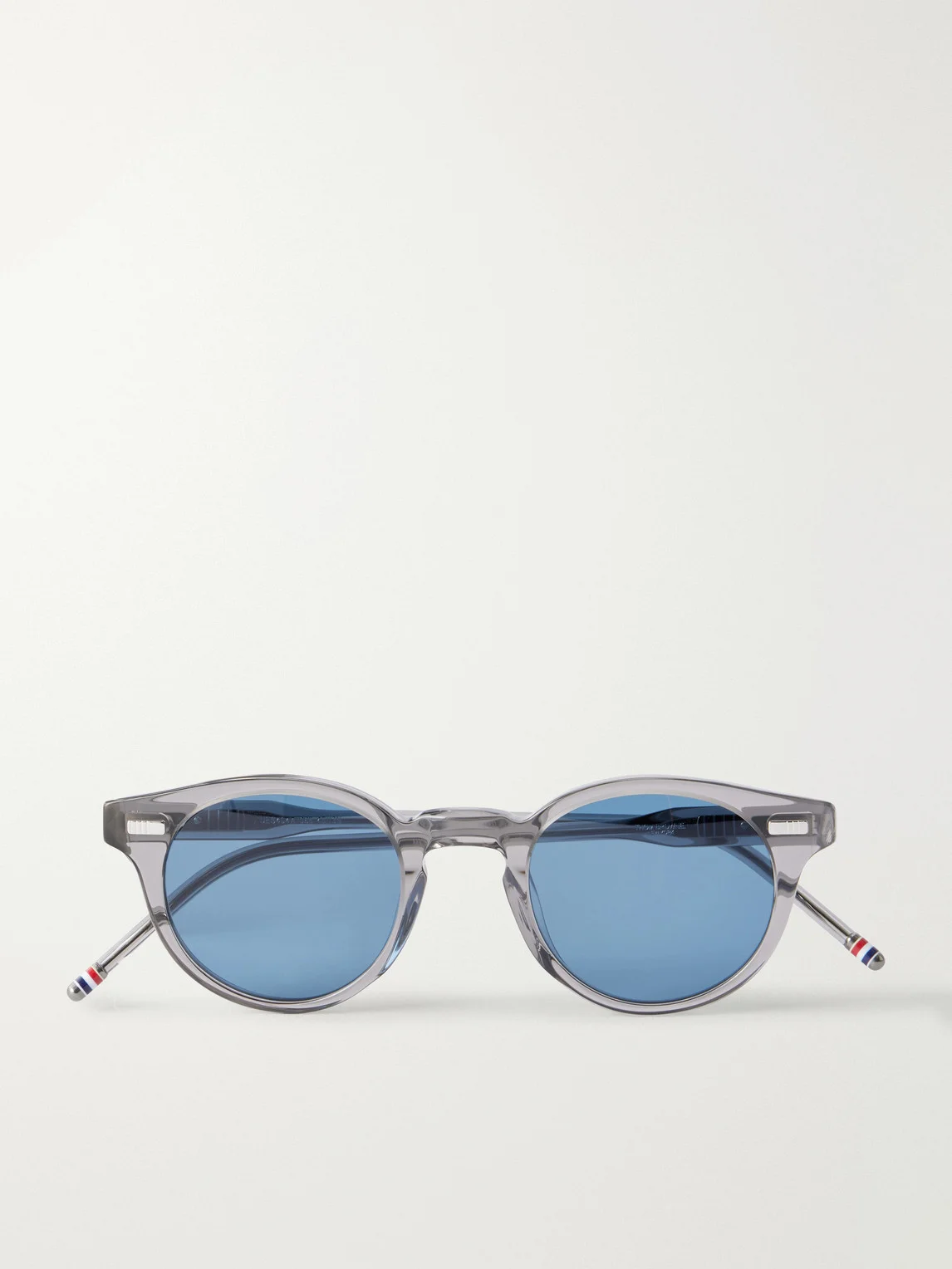 Round-Frame Acetate Sunglasses - 1