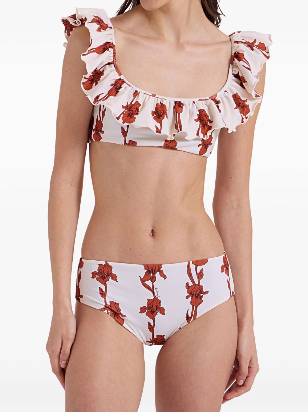 ruffled bikini top - 4