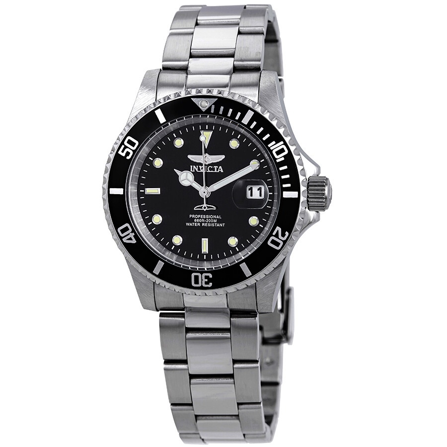 Invicta - Invicta Pro Diver Black Dial Stainless Steel 40 mm Men's Watch 26970 - 1