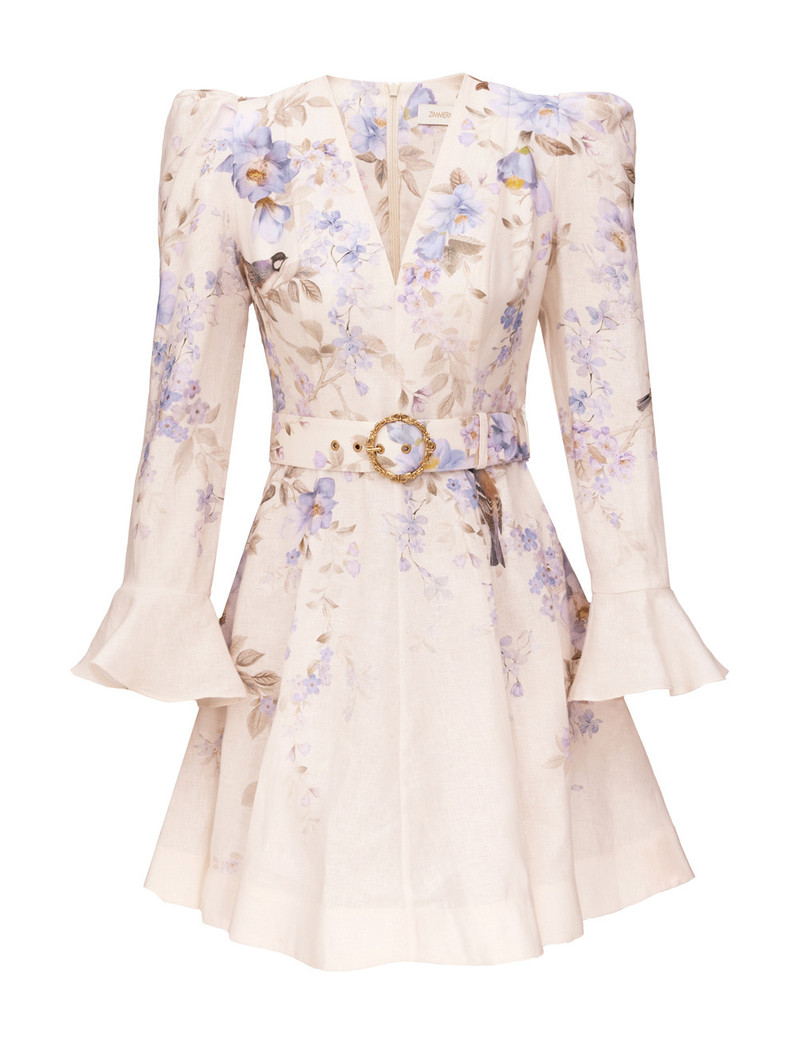 LUNA PLUNGE MINI DRESS 1