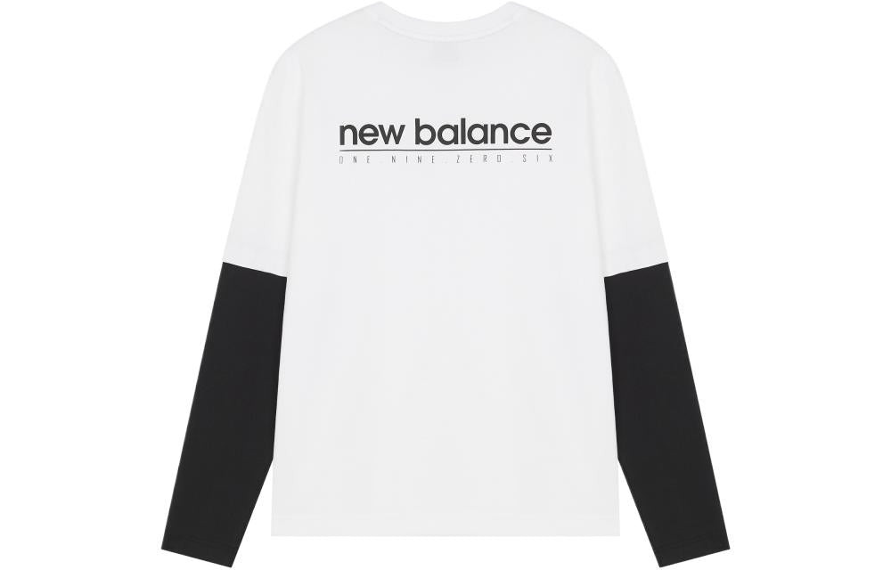 New Balance Classic Long Sleeve Tee 'White Black' 5DC16063-WT - 2