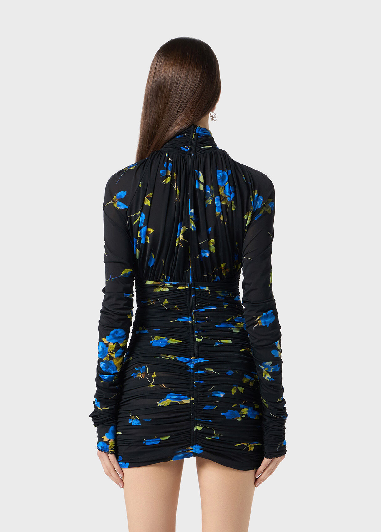 ANIMALIER PRINT JERSEY DRESS WITH CUT-OUT - 3
