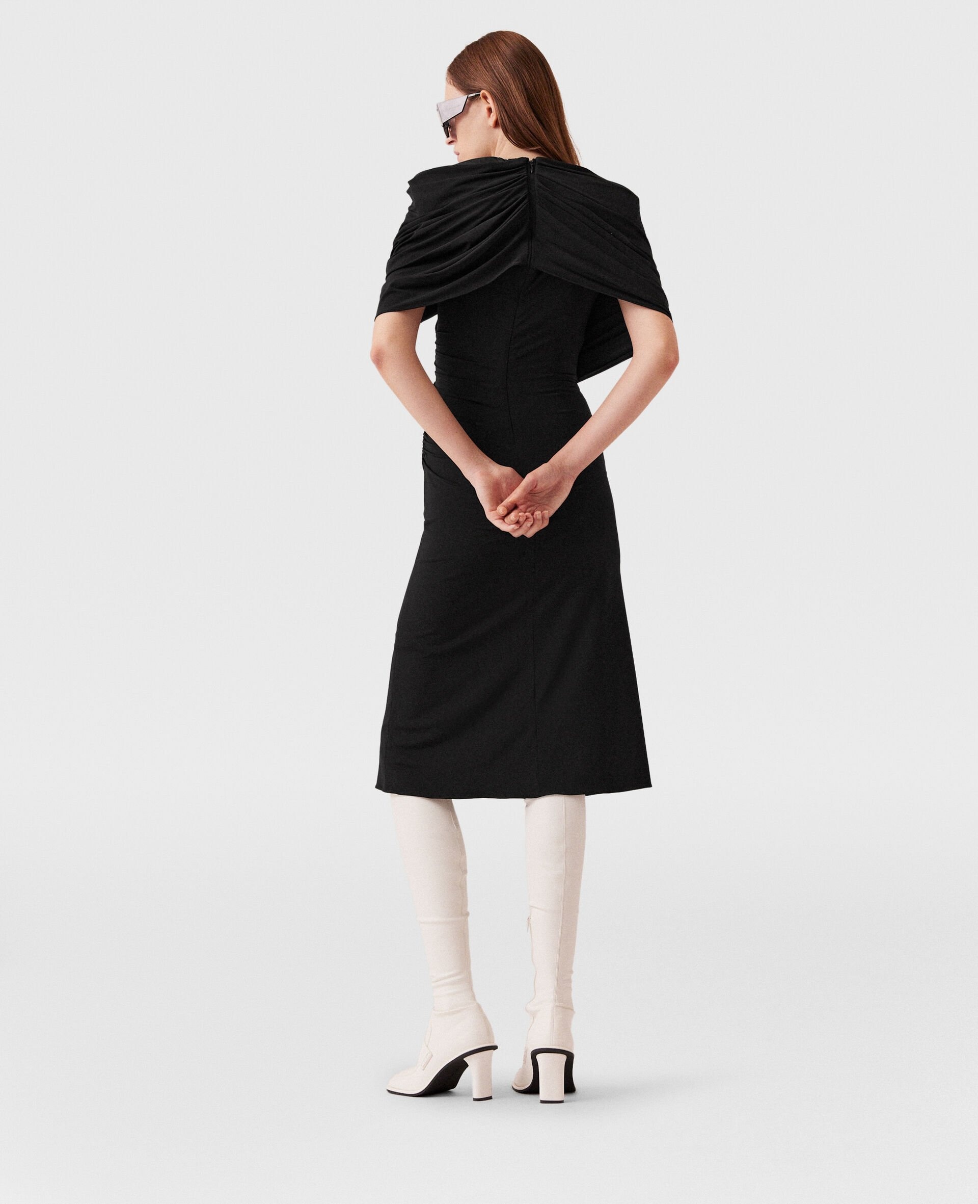 Wrap-Over Midi Dress - 5