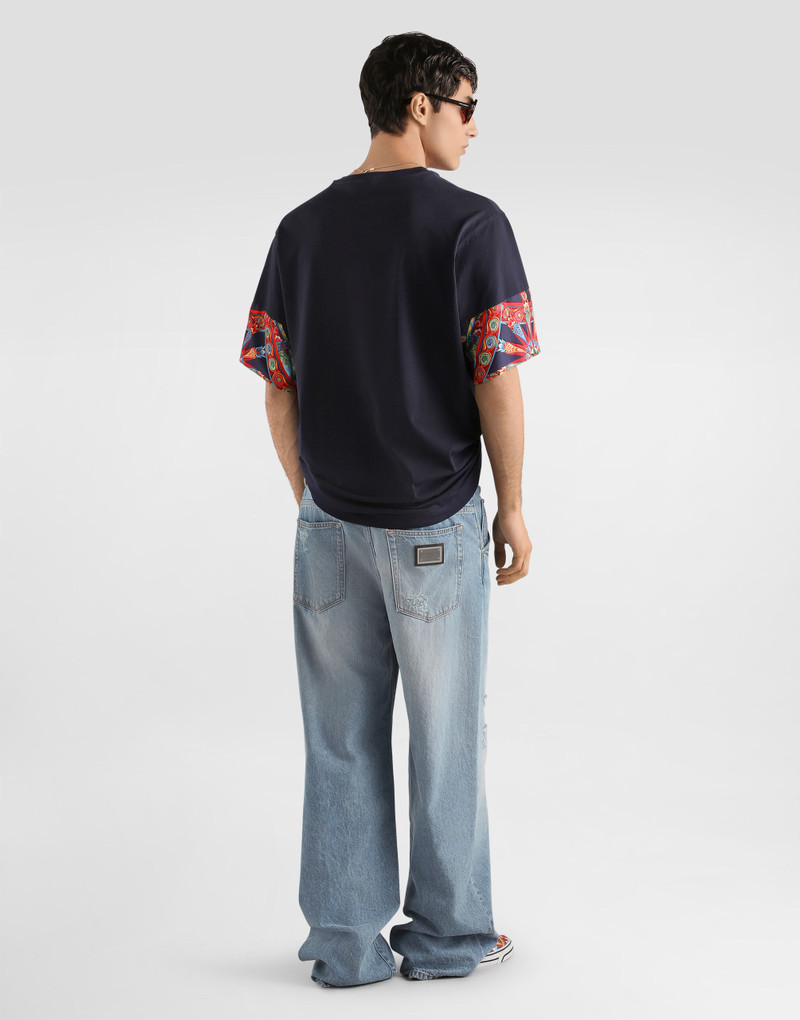 Carretto-print linen bermuda 5