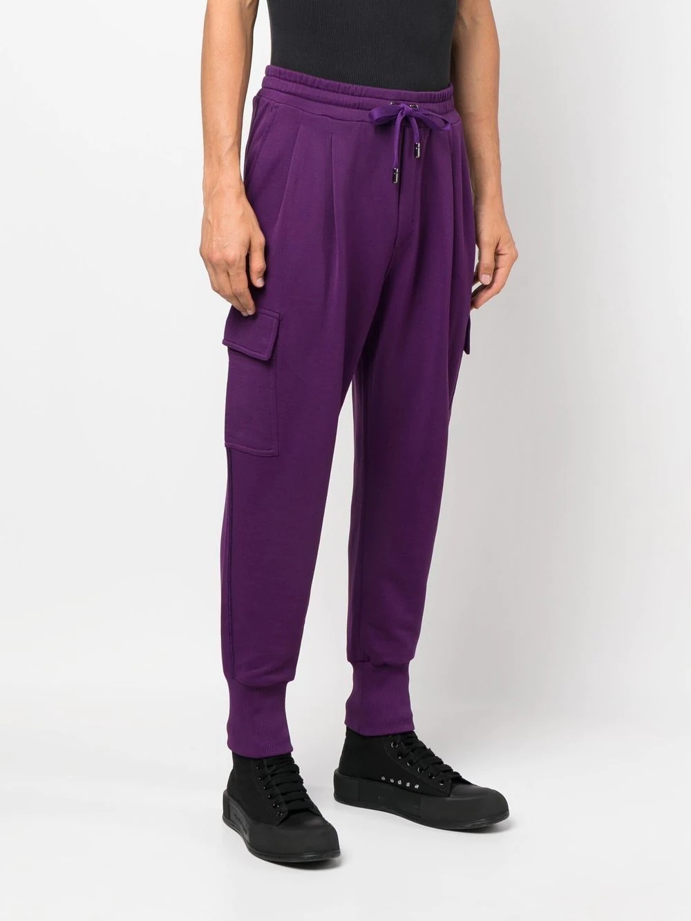 logo-patch track trousers - 3