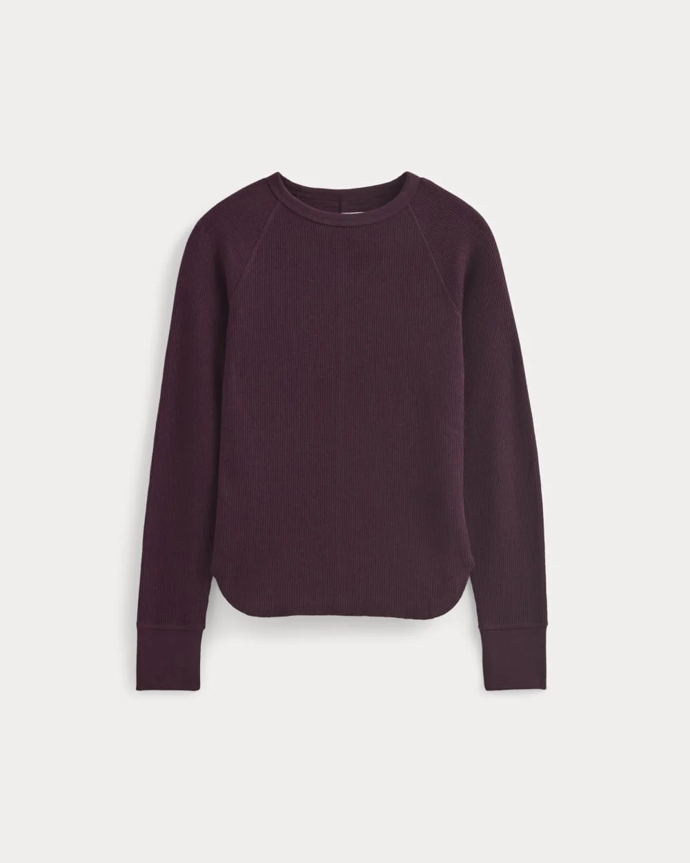 SLIM-FIT CREW IN COZY WAFFLE - 1