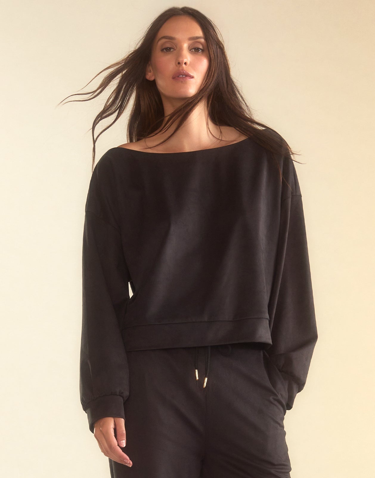 Sleek Ultrasuede Pullover - 4