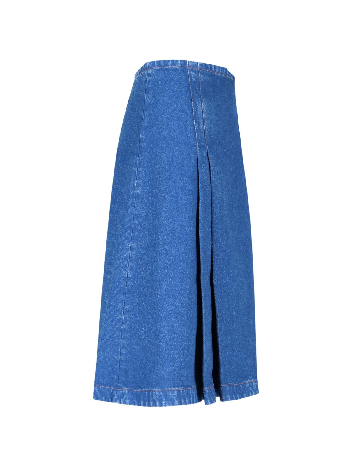 DENIM MIDI SKIRT - 3