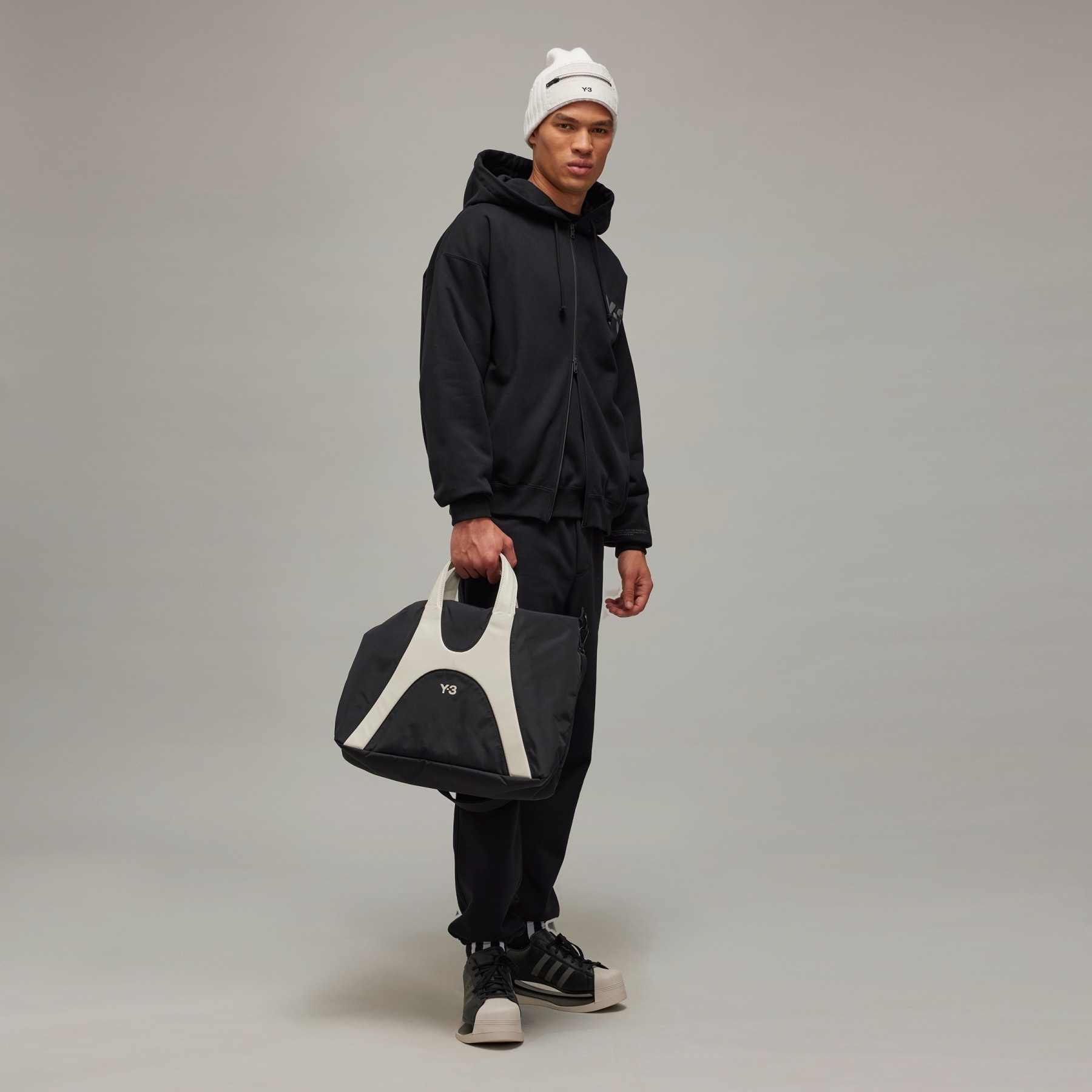 Y-3 Logo Zip Hoodie - 6