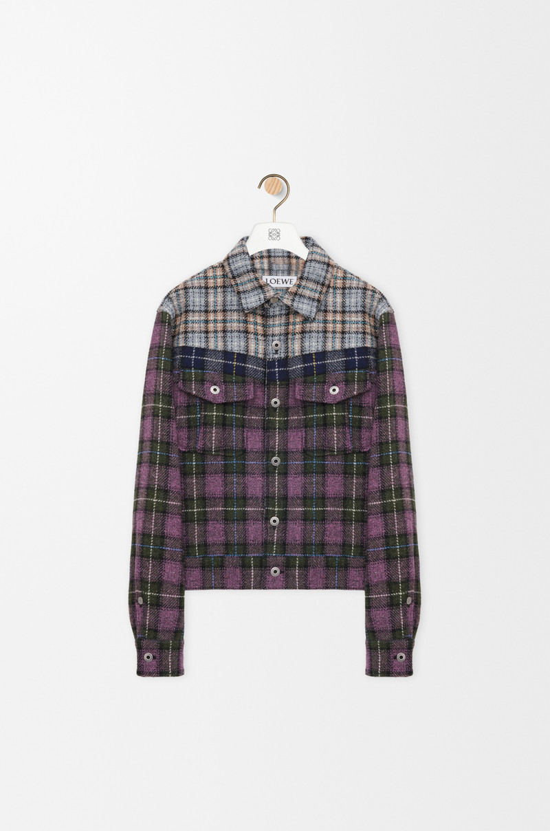 Trucker jacket in wool 1
