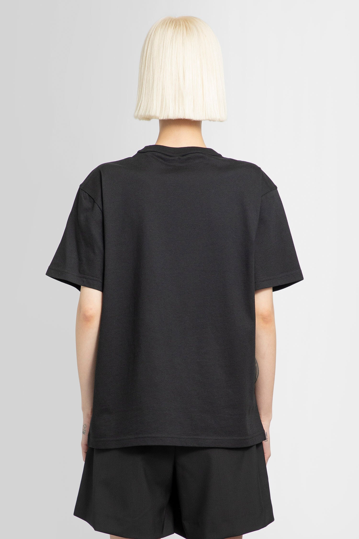 ALEXANDER WANG WOMAN BLACK T-SHIRTS - 3