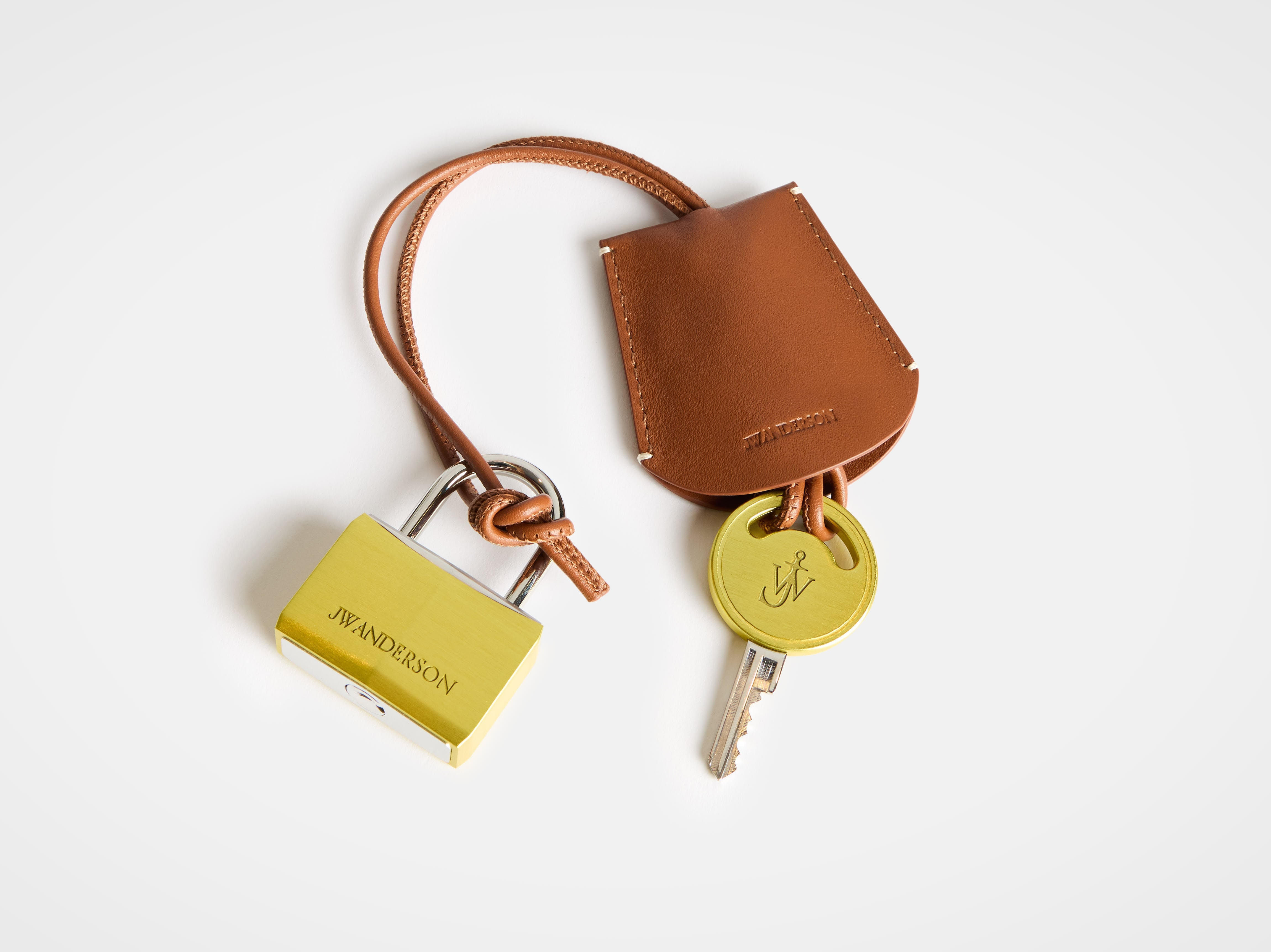 PADLOCK CHARM IN YELLOW - 2