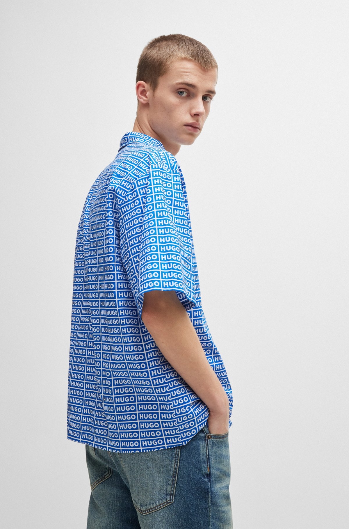 OVERSIZE-FIT SHIRT WITH PRINT - 5