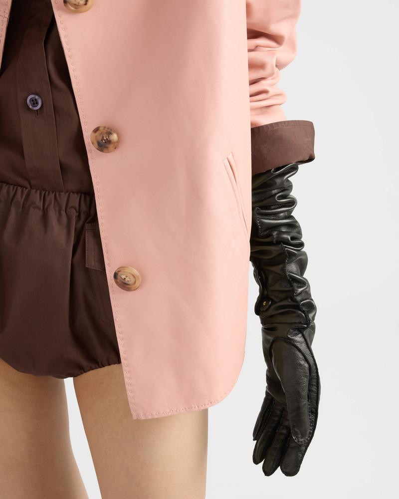 Prada Leather Long Gloves outlook