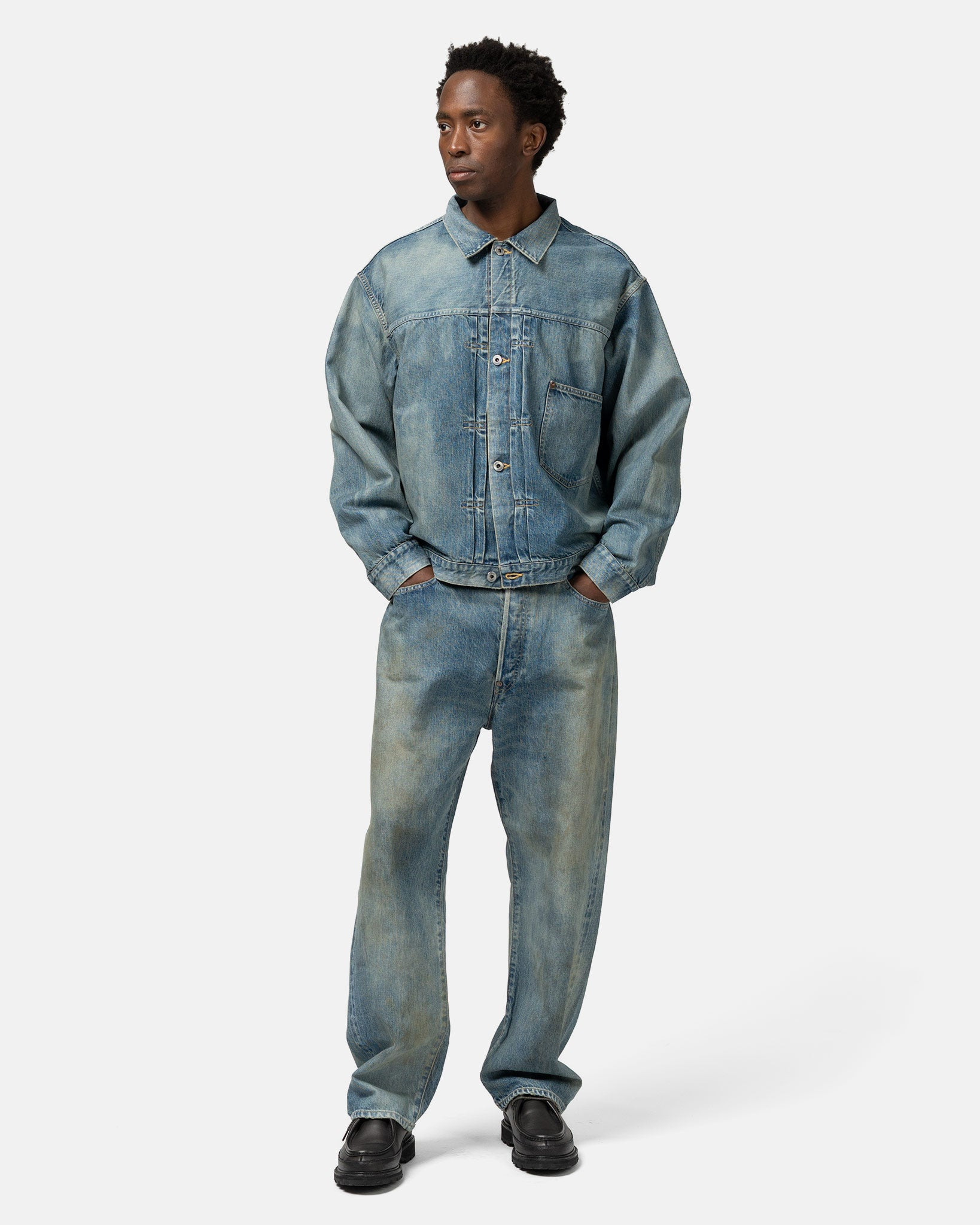1st Type Denim Jacket Indigo - 2