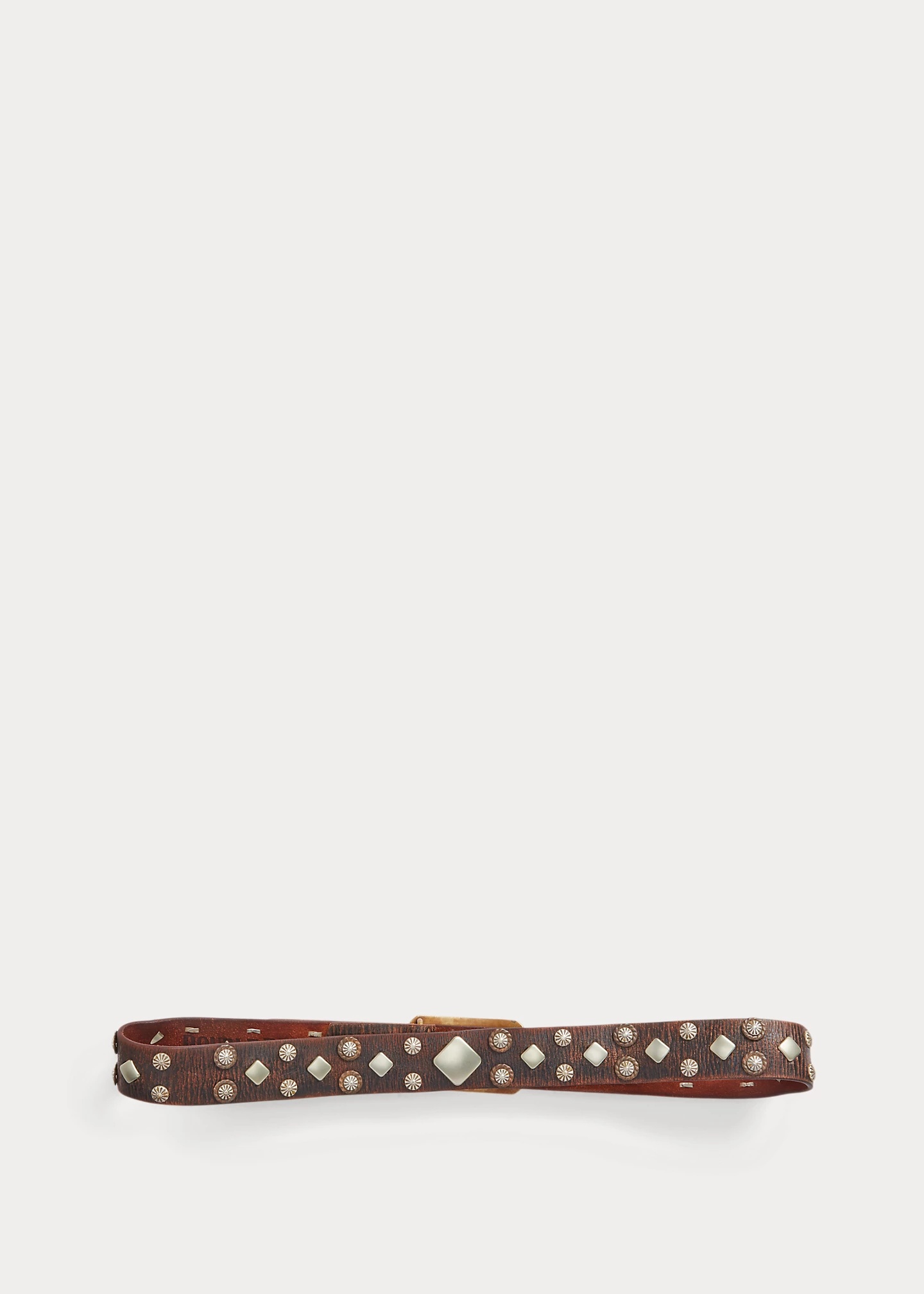 Studded Leather Belt - 3